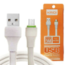 Cabo De Carregamento USB  Kaidi KD-332  3M