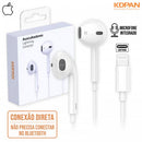 Fone de Ouvido KDPAN FC-1303 Para Lightning