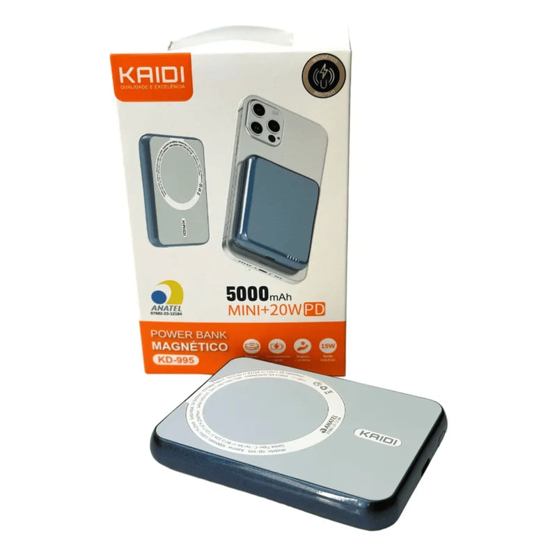 Carregador Power Bank Magnético Kaidi  KD-995