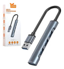 Adaptador Hub USB 3.0 4 Portas Kaidi KD-3802 - Caixa Fechada 600 Unidades