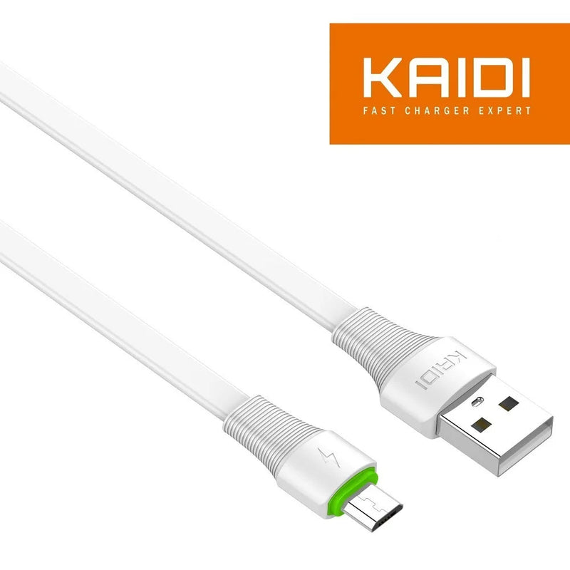 Cabo de Carregamento Turbo Reforçado 1M Kaidi KD-2519 - Cabo USB-C para Lightning - Caixa Fechada 200 Unidades