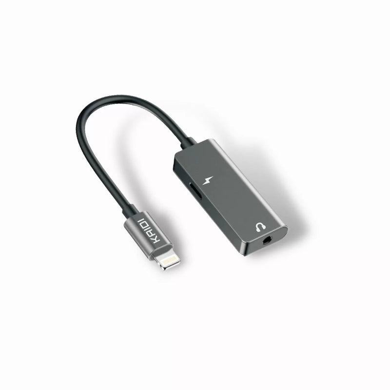 Adaptador Lightning para Lightning e P2 Kaidi KD-211 - Caixa Fechada 600 Unidades