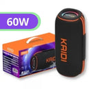 Caixa de som portátil Alta Potência 60W  Kaidi KD-833