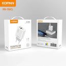 Carregador de Tomada Turbo PD20W QC18W KDPAN KN-106