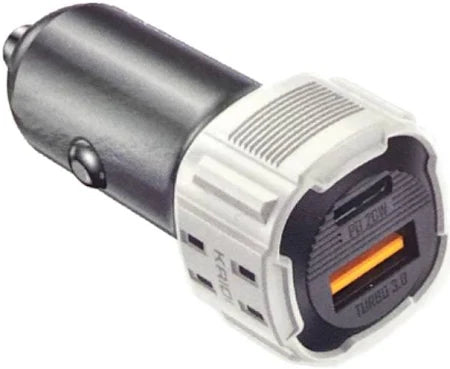 Carregador Veicular Turbo PD20W-QC18W  Kaidi KD-531