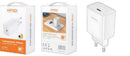 Carregador de Tomada USB-C 20W Kaidi KD-662 - Sem Cabo - Caixa Fechada 200 Unidades