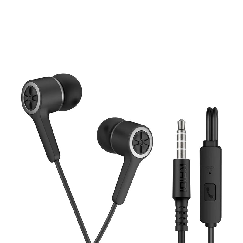 Fone de Ouvido com Fio P2 com Microfone Kaidi KD-7001 - Caixa Fechada 400 Unidades