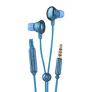 Fone de Ouvido com Fio Azul Kaidi KD-723 - Caixa Fechada 200 Unidades